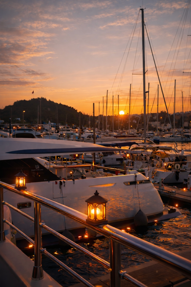 Bodrum marina view 