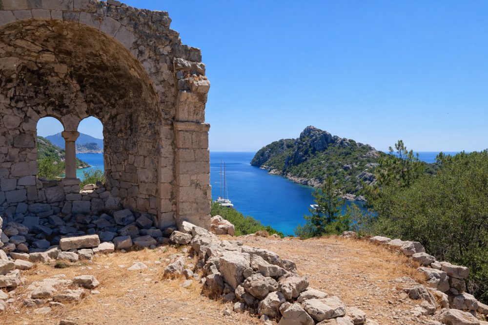 Gebekse Church Bay in Marmaris
