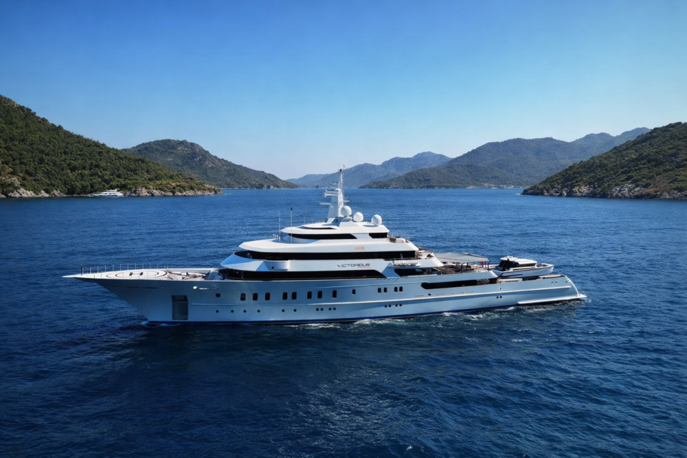 Victorious is built by the Ak Yachts shipyard Turkey.