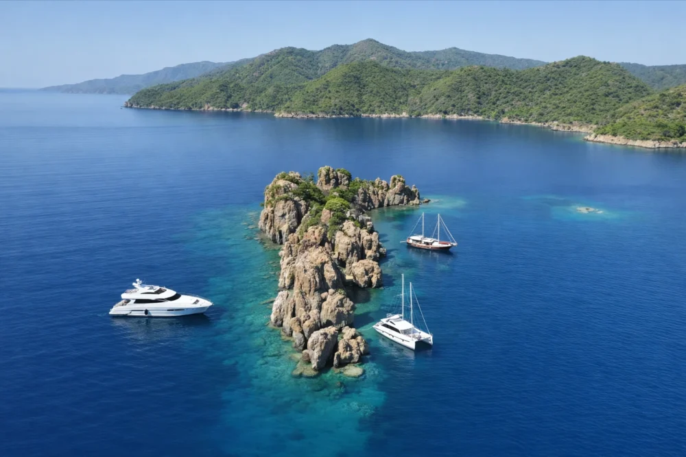Dişlice Island in Marmaris