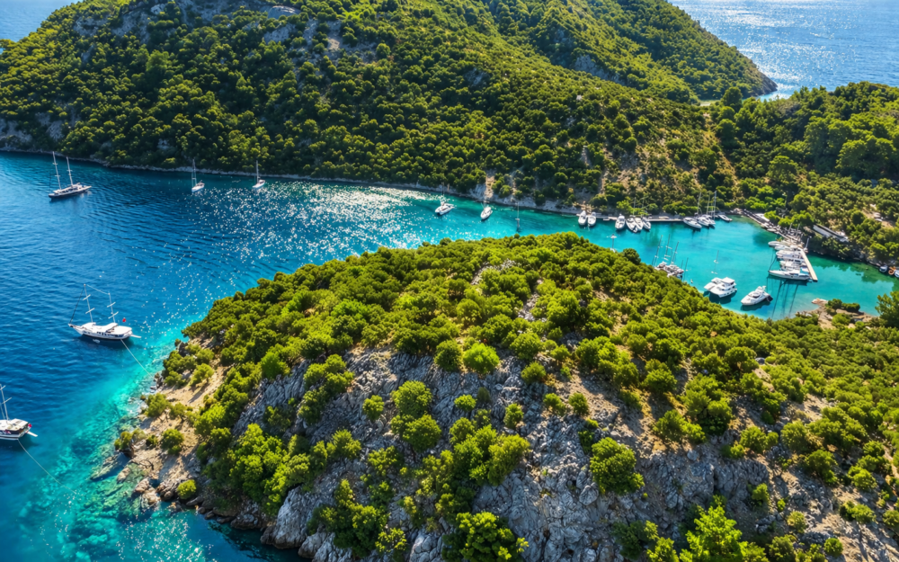 Merdivenli Bay in Göcek