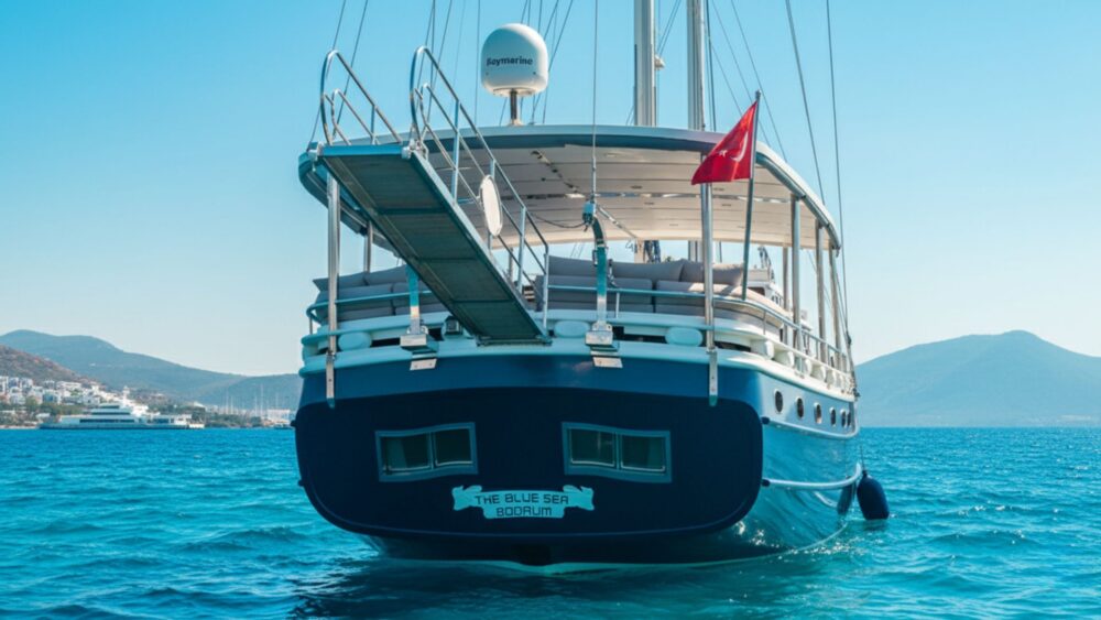 The Blue Sea Gulet Aft View