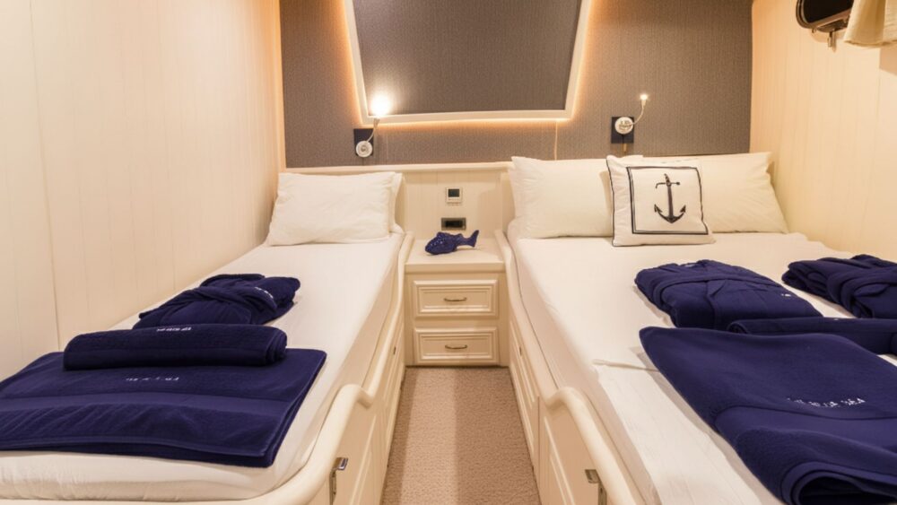 The Blue Sea Gulet Triple Cabin View